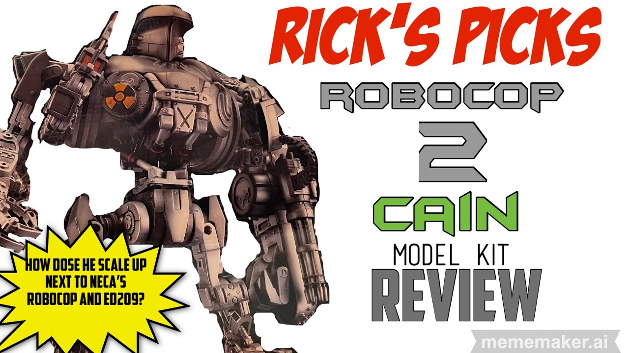 This is my review of the ROBOCOP 2 Cain model kit by Good Smile
