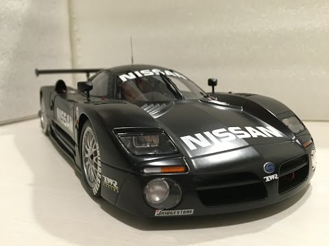 1/18 Autoart Nissan R390 GT1 Test Car Lemans 1997 - YouTube