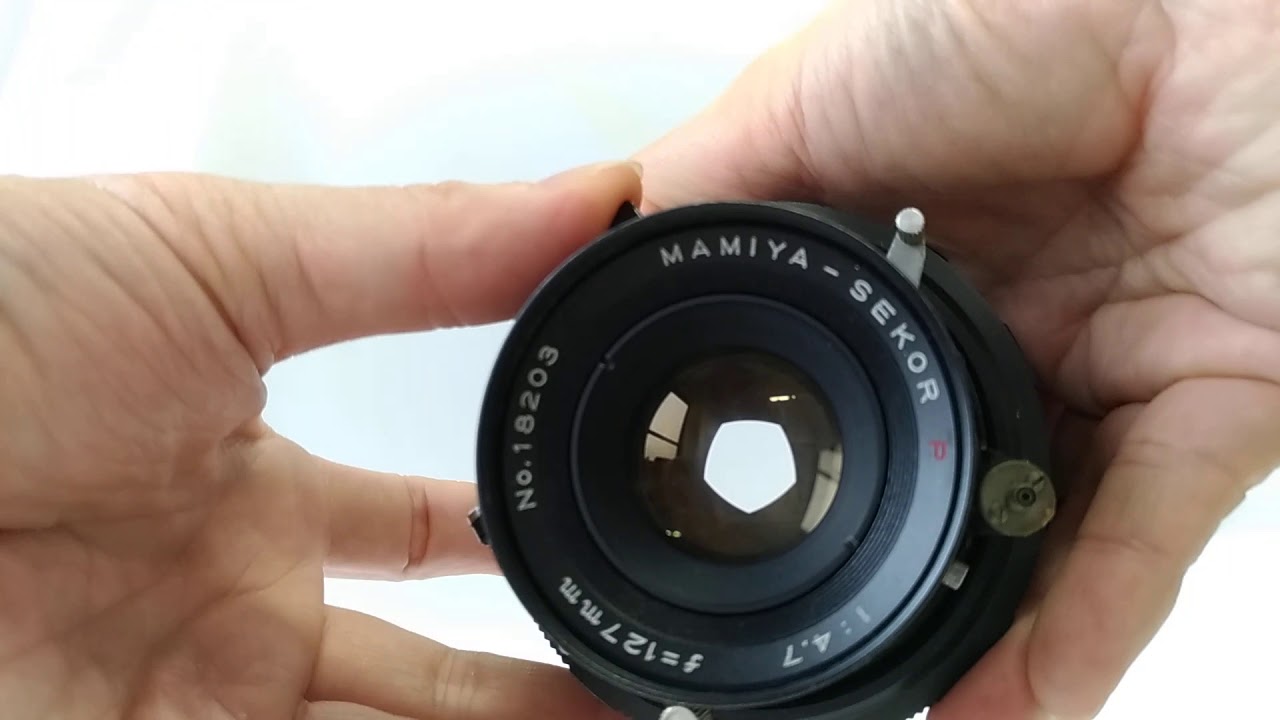 Mamiya-Sekor P 127mm F/4.7 Lens for Universal Press Super 23 from