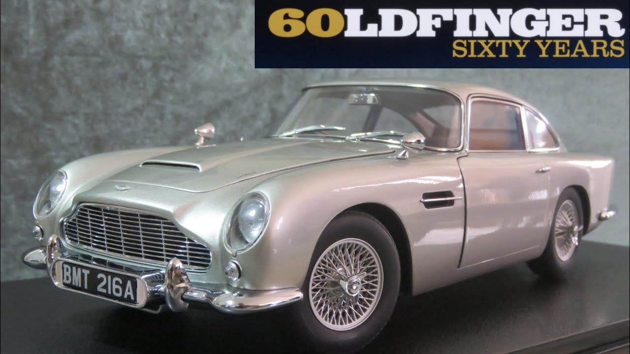 Autoart 1/18 Aston Martin DB5 Goldfinger (Sixty Years) - YouTube