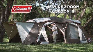 Coleman 4s Wide 2 Room Cocoon III - YouTube
