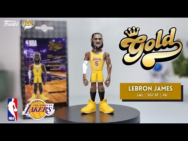 Unboxing LeBron James Gold Funko Pop | Funko Pop Premium Vinyl