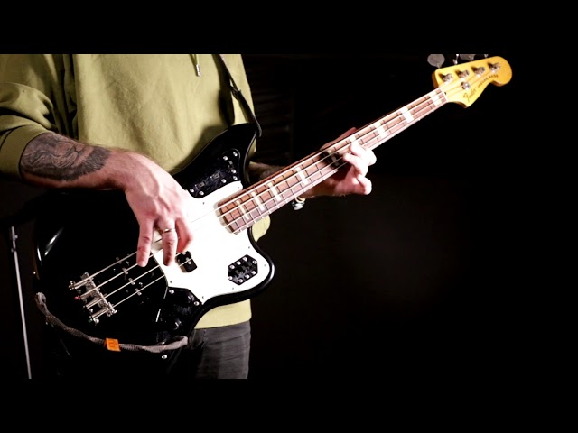 Fender JAB EQ Jaguar Bass Black 2009 Japan - YouTube