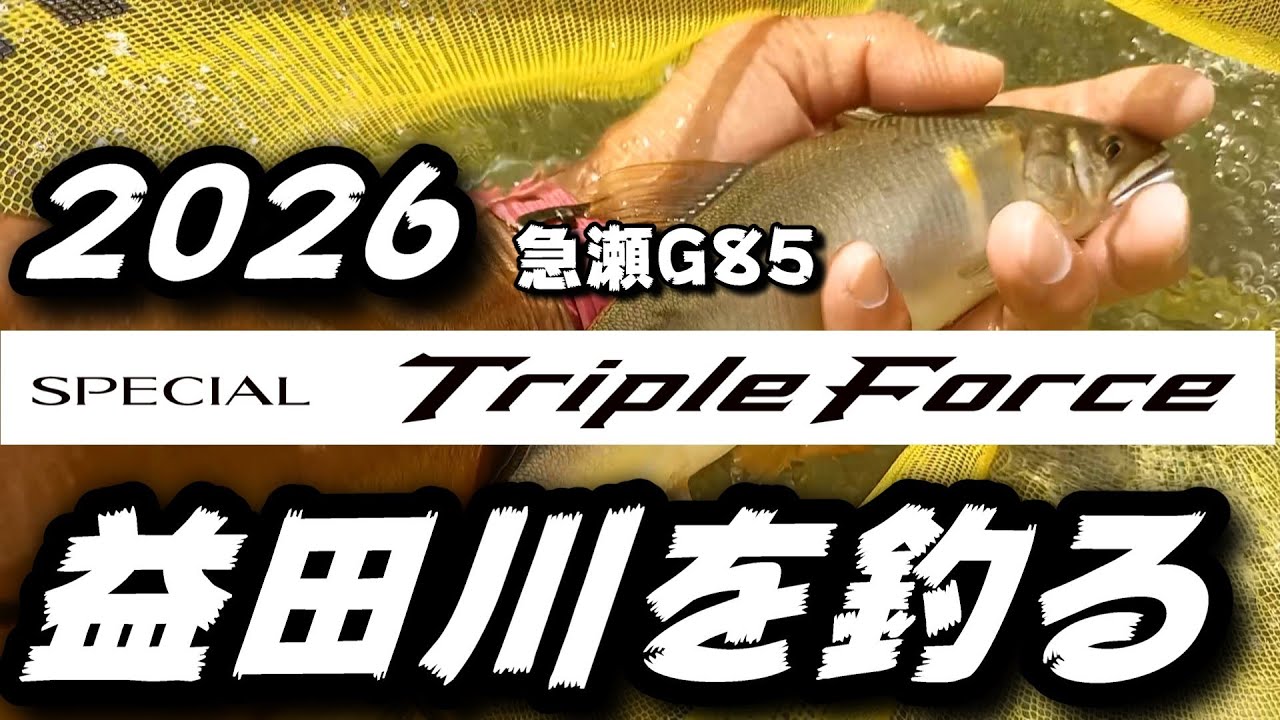 Ayu fishing 2026 Shimano new product Special Triple Force Rapids