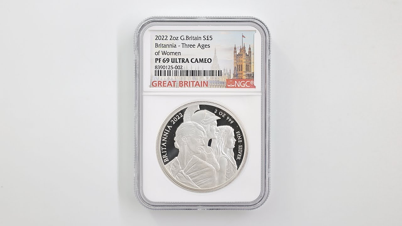 2021年 ブリタニア 銀貨 1oz 二枚（PF69 MS69）