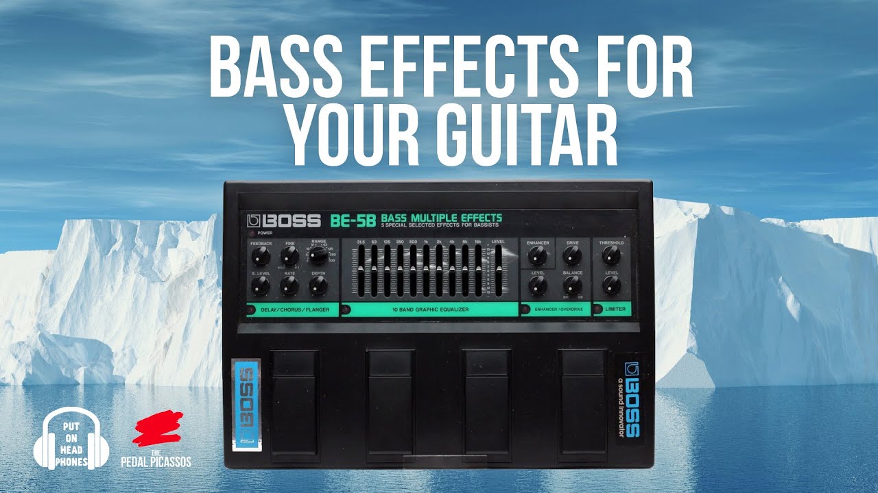 BOSS BE-5B Bass guitar effects for your guitar - YouTube
