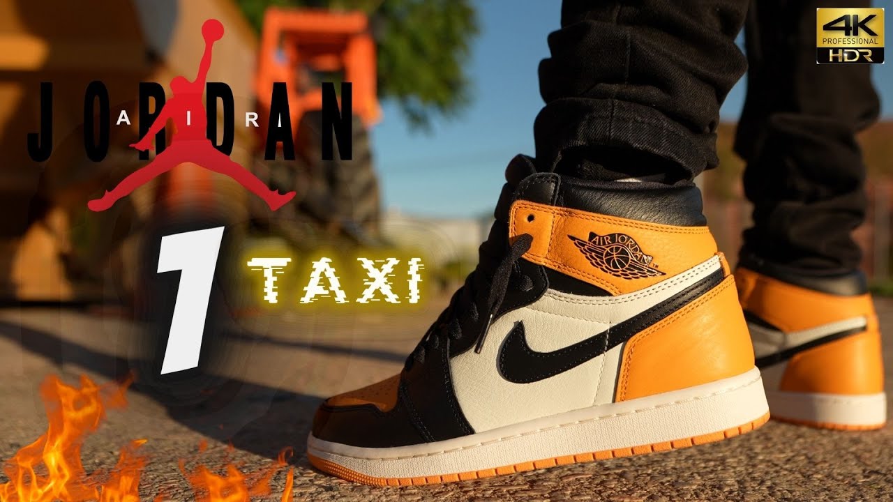 JORDAN 1 TAXI // YELLOW TOE DETAILED REVIEW & ON FEET W/ LACE