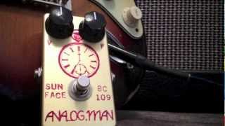 AnalogMan SunFace BC109 review - YouTube