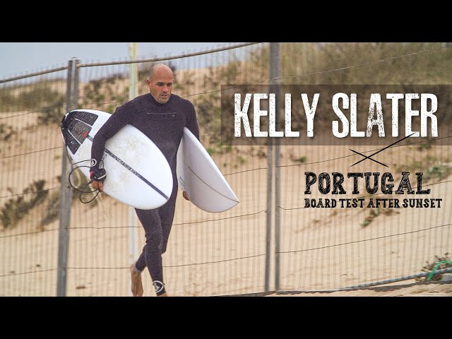 Surfing】Kelly Slater show up after people walk away at Portugal