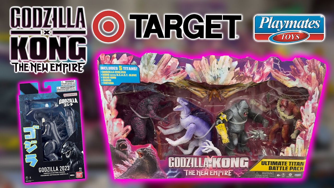TOY HUNT TARGET! Godzilla x Kong 5 Pack Godzilla, Mothra, Shimo