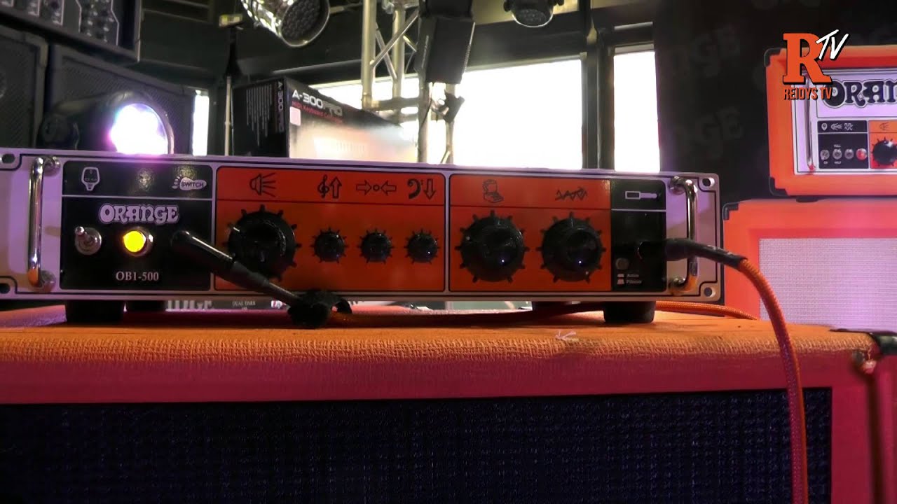Orange OB1-500 Bass Amp Head - YouTube