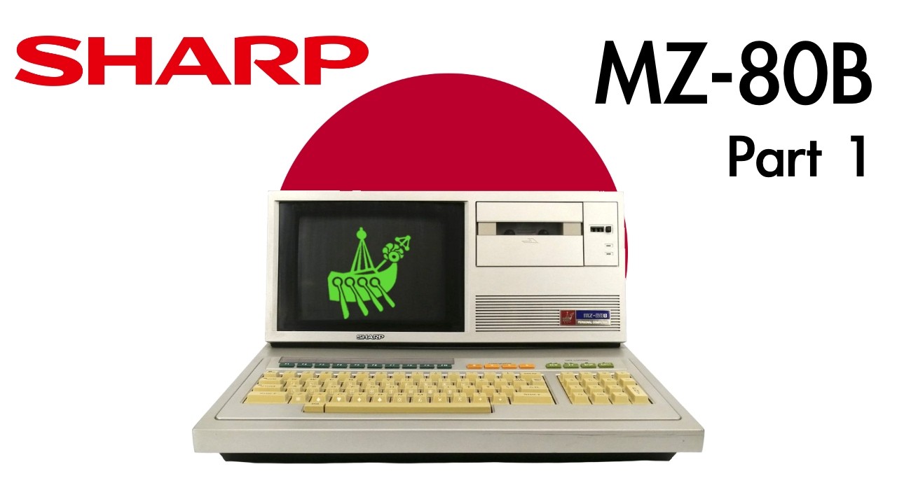 🇯🇵 Sharp MZ-80B: Part 1 (Disassembly) [#TCE0684] - YouTube