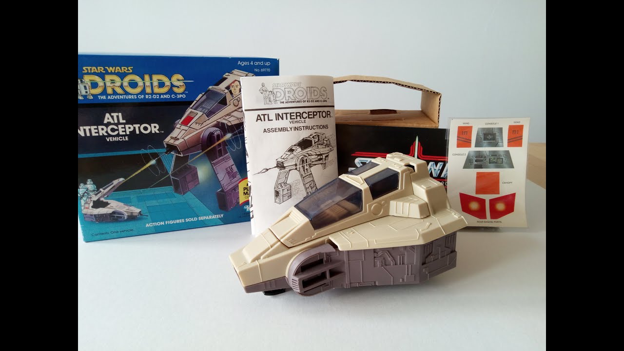 Vintage Star Wars toys Unboxing and Review - Droids ATL