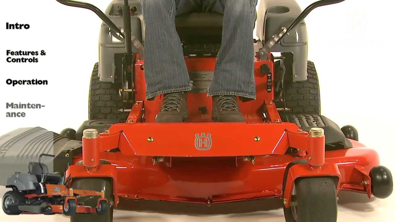 Husqvarna Zero Turn Mower | Maintenance | Husqvarna Canada - YouTube
