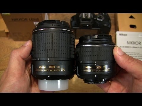Nikon AF-S DX Nikkor 55-200mm VR II Lens - YouTube