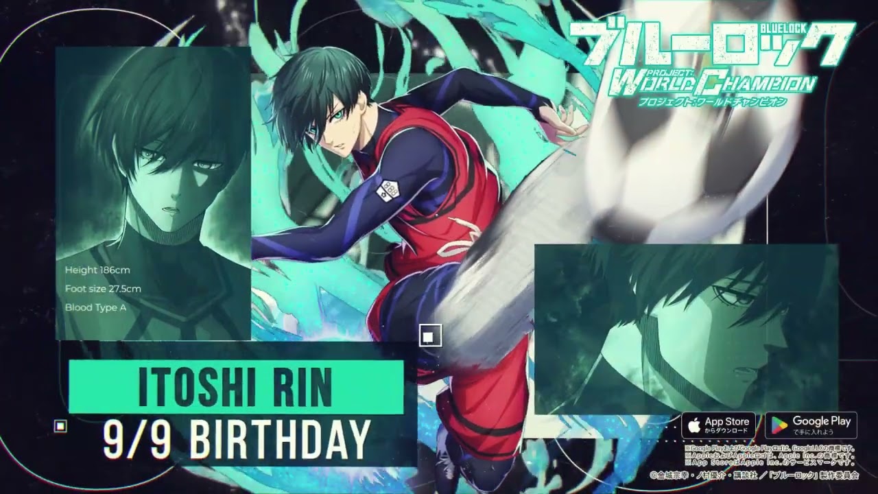 HAPPY BIRTHDAY】9月9日は糸師 凛の誕生日！ブルーロック Project