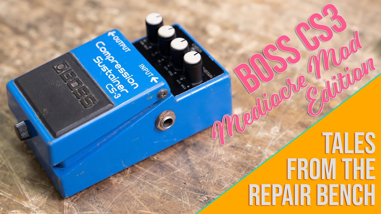 Boss CS-3 Mote Allums Opto Mod Review - YouTube