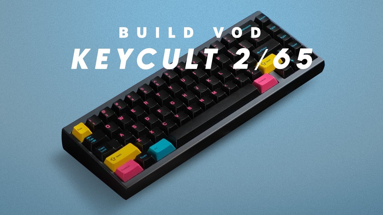 Keycult 2/65 - OH SO CLACKY | Build HyperLapse - YouTube