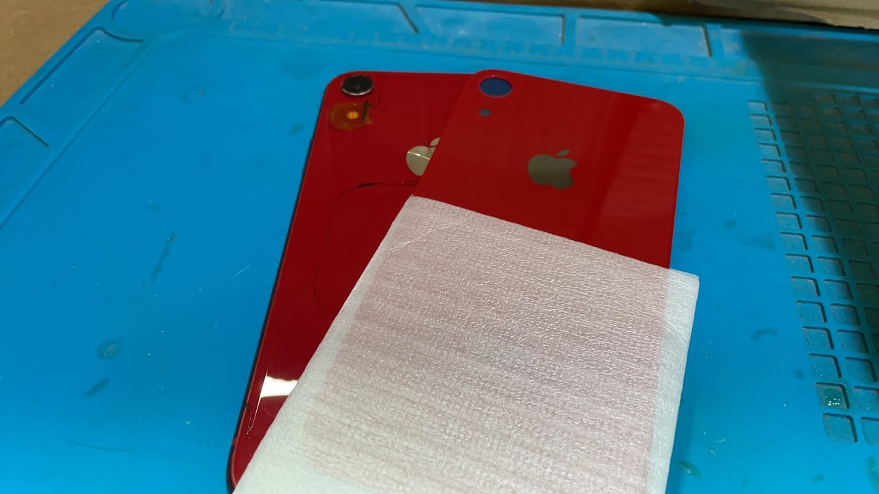 iPhone XR 背面バックパネル割れ交換修理 - YouTube