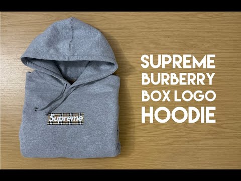Supreme SS22 Burberry Box Logo Hoodie - Review - YouTube