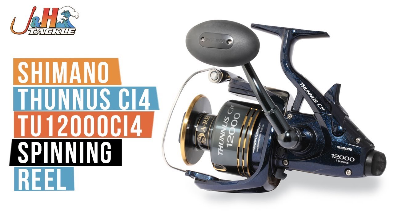 Shimano Thunnus Ci4 TU12000CI4 Spinning Reel | J&H Tackle - YouTube