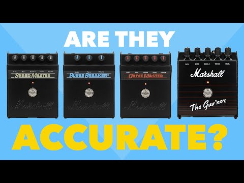 Marshall Reissued Their Legendary Line Of Pedals! (Bluesbreaker