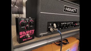 Way Huge Saucy Box Overdrive Demo - YouTube