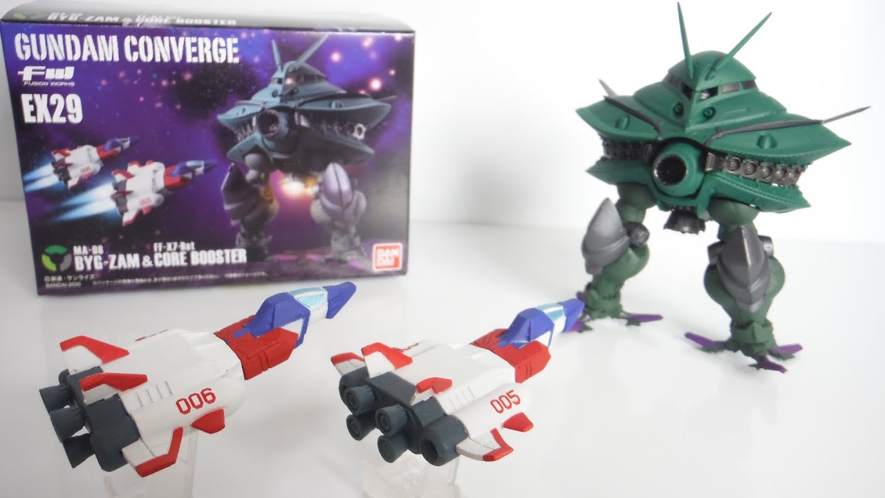 FW GUNDAM CONVERGE EX29 ビグ・ザム&コア・ブースター 開封 BYG-ZAM