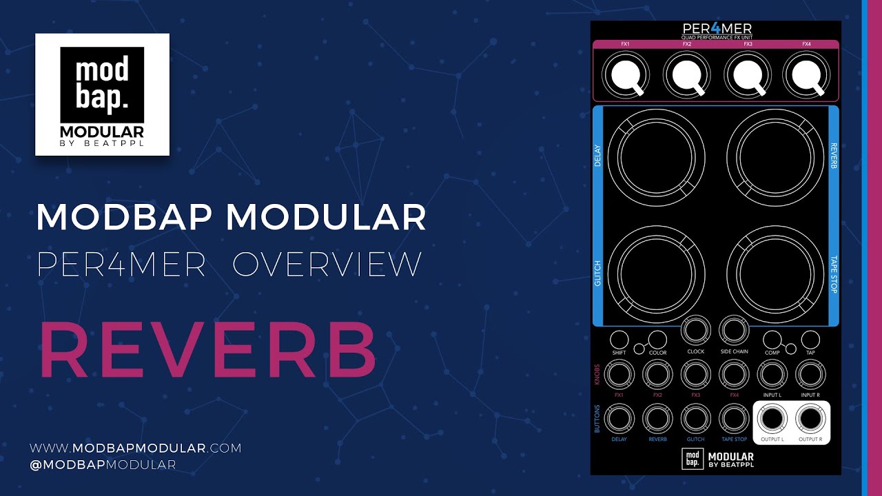 Modbap Modular Per4mer— Clockface Modular