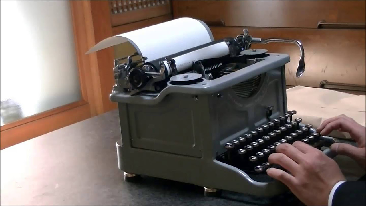 電信用和文タイプライター（Japanese Telegram Typewriter） - YouTube