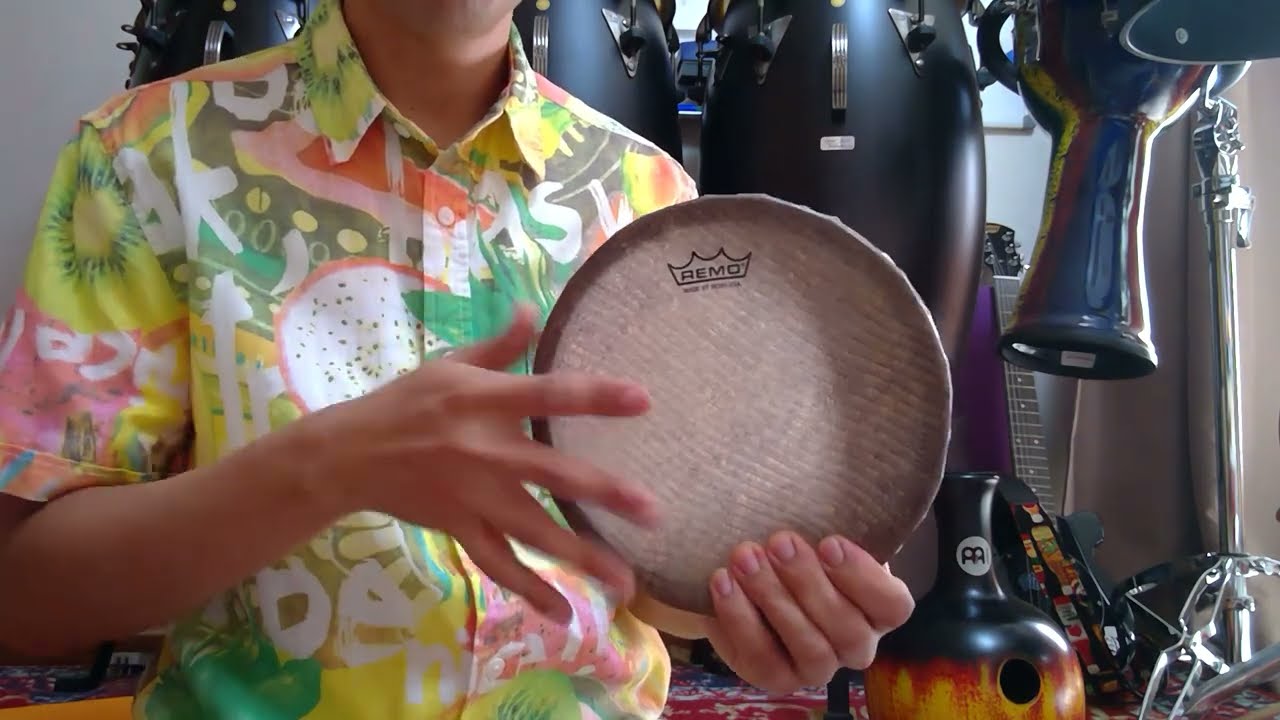 REMO Kanjira Indian percussion - YouTube