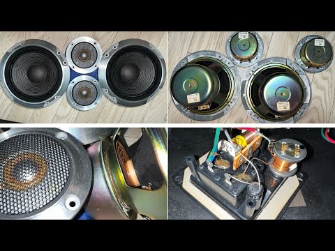 Lo-D L-203 ギャザードエッジ・ウーファー 正常動作品 2個(ペア1組) Lo