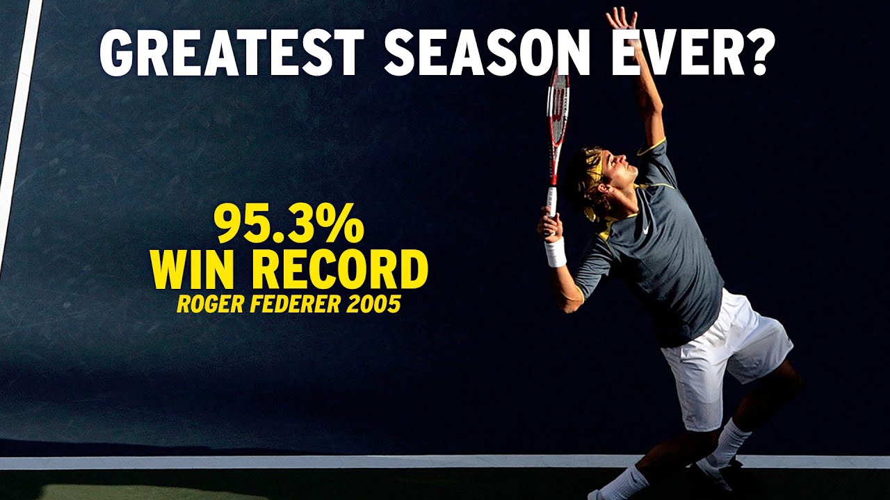 ロジャー・フェデラー2005年はマジで別格だった : r/tennis