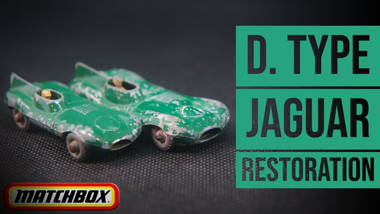 MATCHBOX restoration: 41A & 41B D-Type Jaguar - YouTube