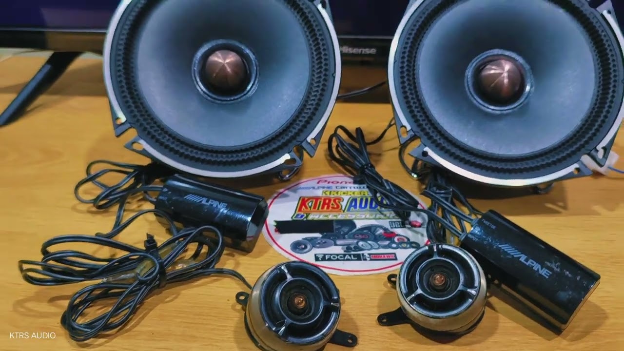 Alpine DDLINEAR COMPENANT SET SPEAKER ORIGINAL JAPAN - YouTube