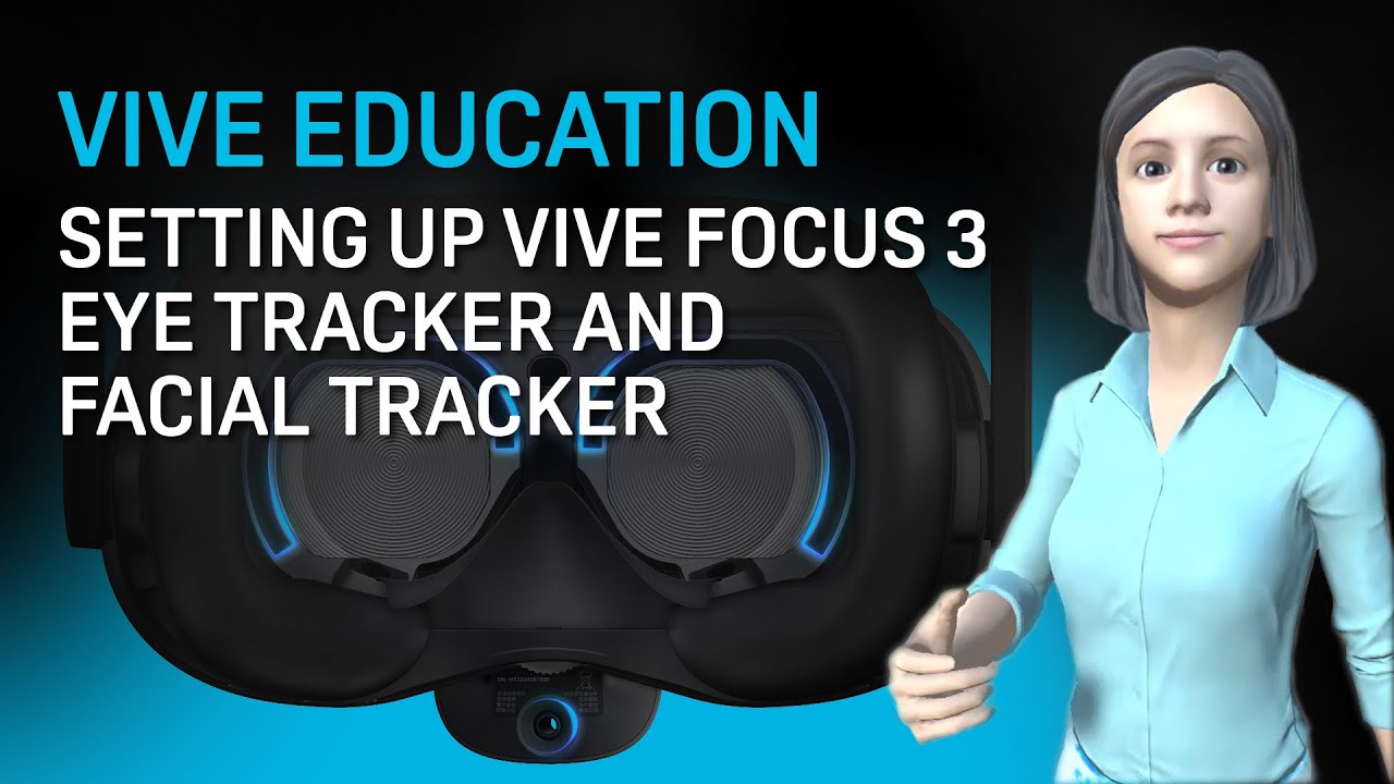VIVE Focus 3アイトラッカーの取り付け