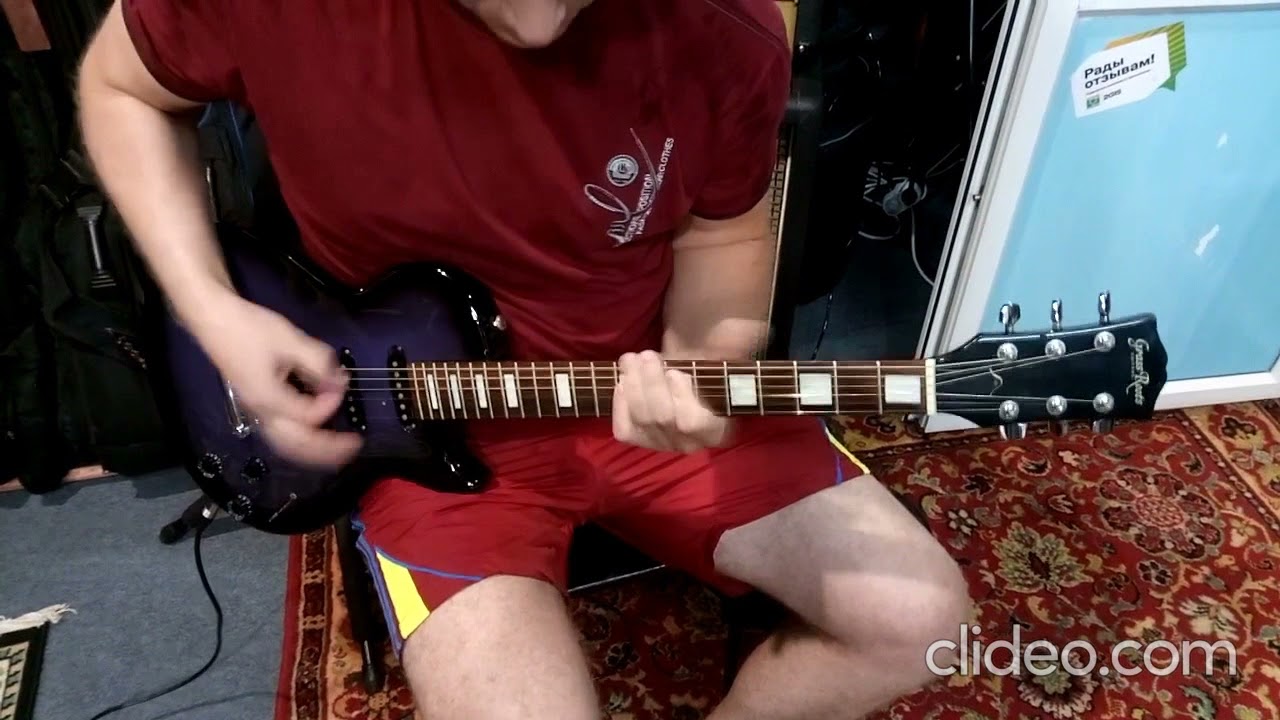 Электрогитара Grass Roots G-I-48LP Luna Sea Inoran - YouTube