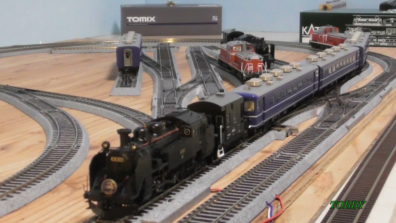 天賞堂 C11 207 緊急入場】14系 開封 試運転 SL大樹風入換えで重大