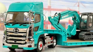 The ultimate trailer! Kencraft Hino Profia! Kobelco-colored heavy