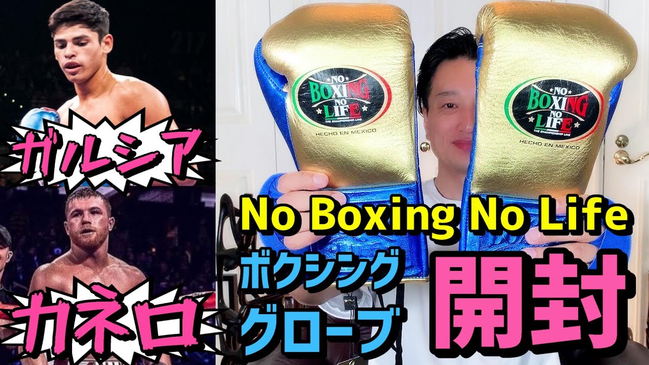 開封】No Boxing No Life のボクシンググローブをアンボックス【動画