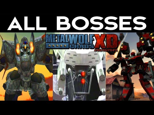 METAL WOLF CHAOS XD - ALL BOSSES / ALL BOSS BATTLES + Ending - YouTube