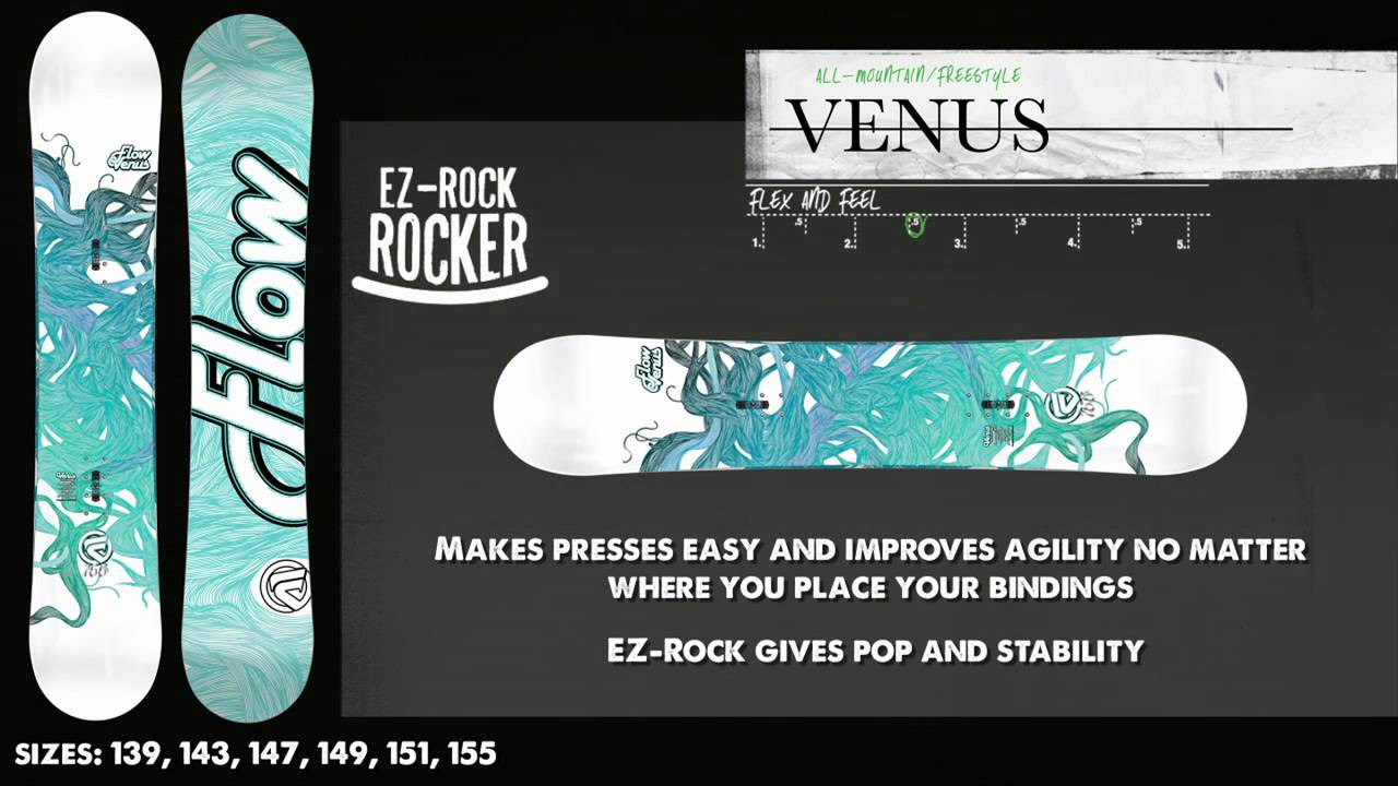 Snowboard Flow Venus 2012/2013 - YouTube