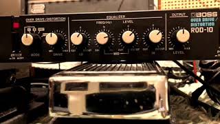 BOSS ROD-10 Overdrive/Distortion」多彩な歪みサウンドが作れるハーフ