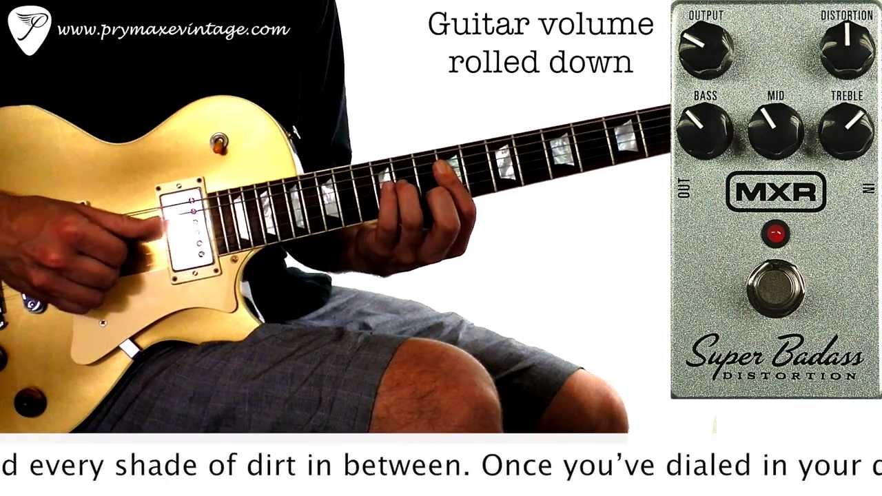 MXR Super Badass Distortion - YouTube