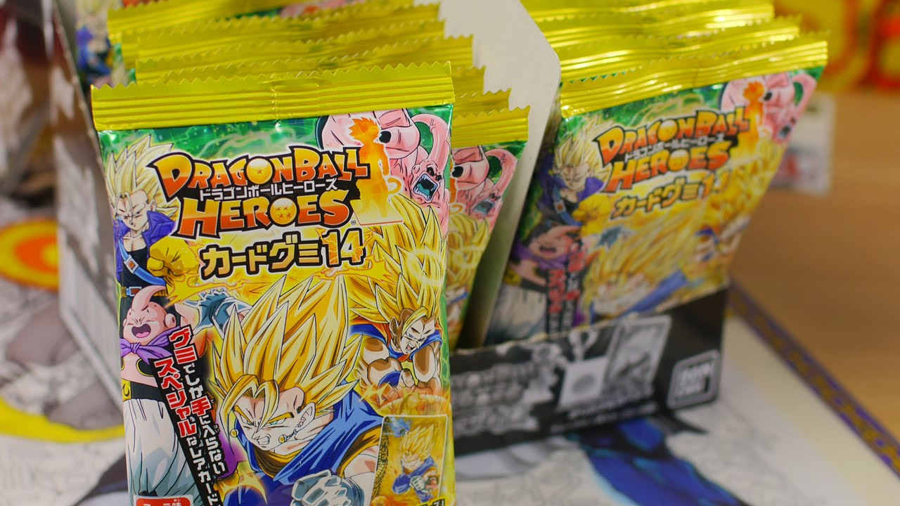 ドラゴンボールヒーローズカード付き絆創膏を開封！DRAGON BALL HEROES