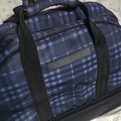 Burberry Golf Blue Nova Golf Travel Bag VTG SUPER RARE | eBay