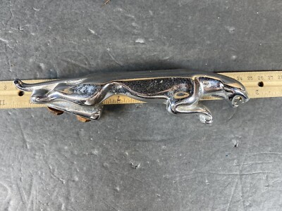 Vintage Jaguar Chrome Hood Ornament about 7.5 inches | eBay