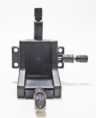 NRC NEWPORT MODEL 460 XYZ 3 AXIS POSITIONER LINEAR STAGES W/FINGER