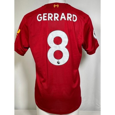Steven Gerrard #8 Liverpool FC 2019 -20 New Balance Red Home