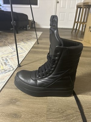 Rick Owens Runway Mega Geobasket Black Size 43 | eBay